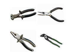 Плоскогубцы, кусачки, клещи, круглогубцы