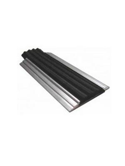 Полоса алюминиевая с противоскользящей резиновой вставкой, 3м