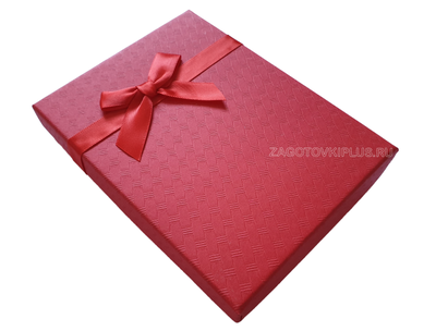 Подарочная коробочка для обложек "Элит красная"