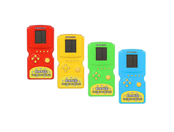 (Тетрис) Головоломка электронная "Сложи кубики", пластик, 12,5х6см, 4 цвета