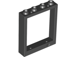 Door, Frame 1 x 4 x 4 Lift, Black (6154 / 6187157 / 6254519)