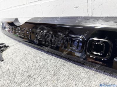 Накладка багажника Toyota Land Cruiser Prado 13-17 черная