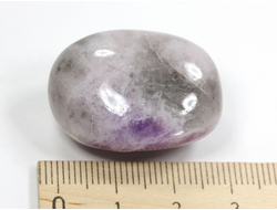 Лепидолит сиреневый, галтовка, Бразилия (30*21*17 мм, 19 г) №35172