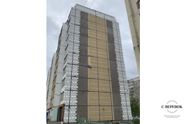 Ремонт швов торца дома на ул. Куконковых, д.152