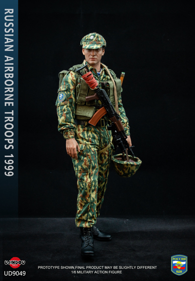 Российский десантник ВДВ в Югославии 1999 г - Коллекционная ФИГУРА 1/6 Russian Airborne Troops 1999 (UD9049) - UJINDOU