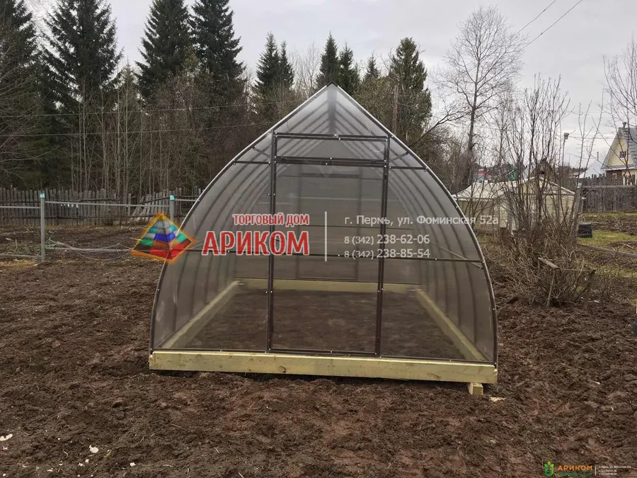 Теплицы и сотовый поликарбонат в Перми от Ариком