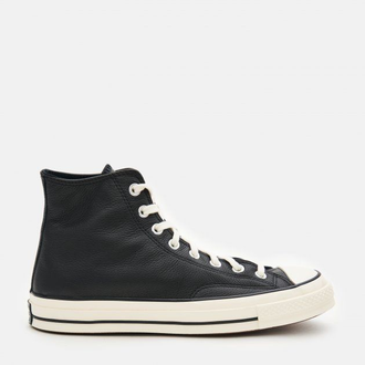 Кеды кожаные Converse Chuck Taylor 70 черные высокие