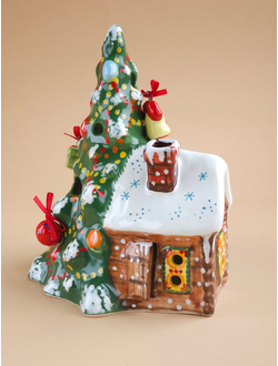 Ёлочка с подарками (подсвечник)