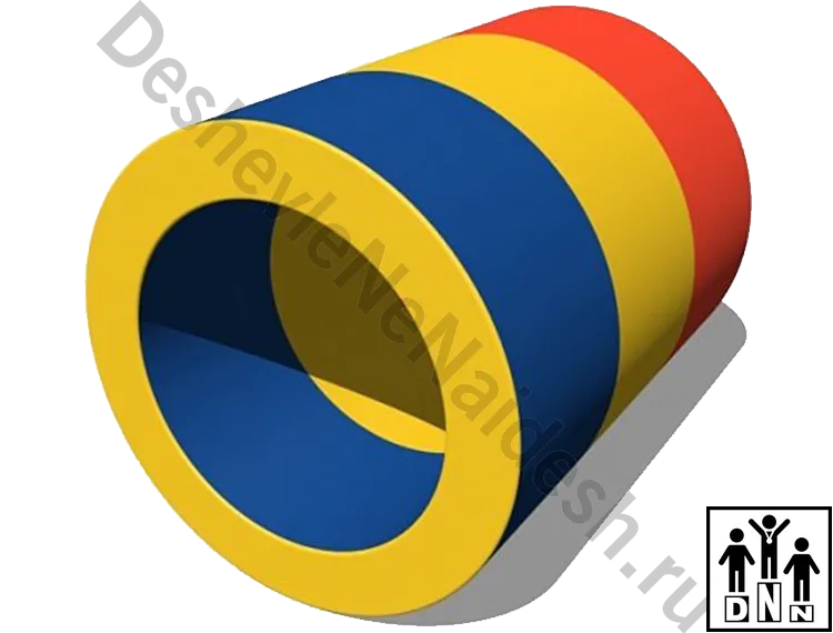 Мягкий модуль труба 700x1000