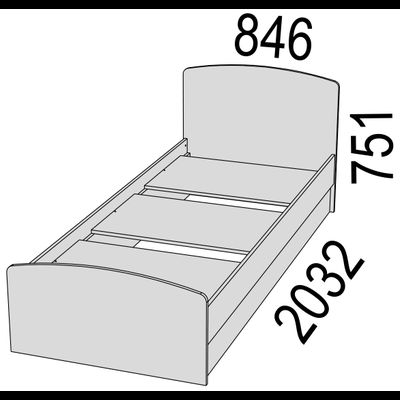 Кровать Ирина-2