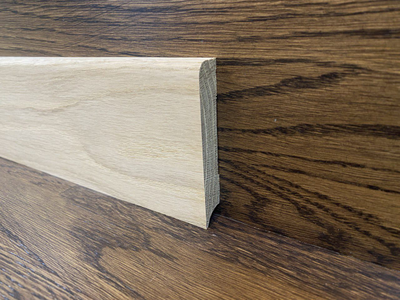 Плинтус из массива дуба "Прямой" 70х15 и 80х15