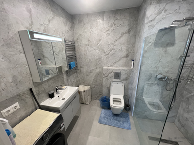 ЖК "Tropical Garden", Квартира 1+1 с прямым видом на Чёрное море , в Грузии, пригород Батуми. Аренда на долгий срок. Сдана до 081025