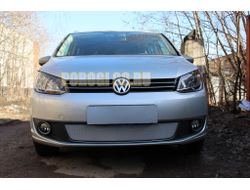 Защита радиатора Volkswagen Touran 2011-... / Volkswagen Caddy 2010-2015 chrome