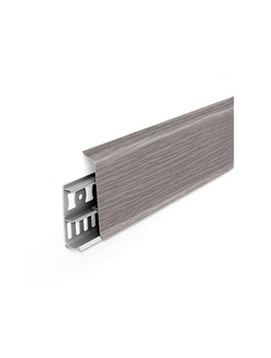 Плинтус напольный 70 мм 2,2м "Идеал Деконика", 210 Дуб пепельный