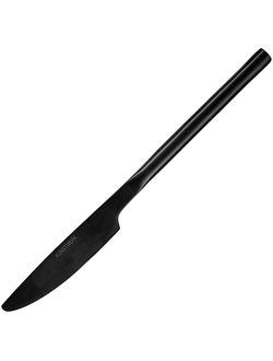 НОЖ SB СТОЛОВЫЙ 22 см, цвет черный, матовый, нержавеющая сталь