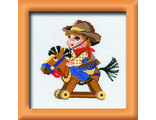 Мальчик на лошадке 597, Риолис (набор для вышивания) vkn