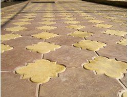 Тротуарная плитка "ромашка гладкая"