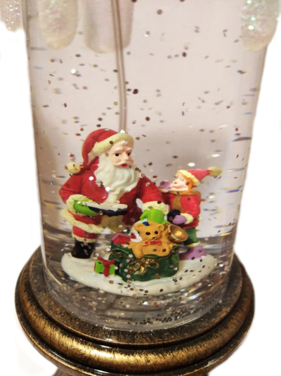 LED Свеча новогодняя со светодиодами, 11*11*28см, (три вида)