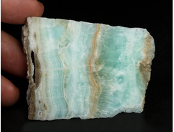 Арагонит голубой, полировка с двух сторон, Африка (65*48*10 мм, 53 г) №37756