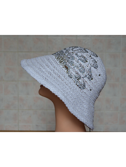 шляпа с украшениями летняя купить