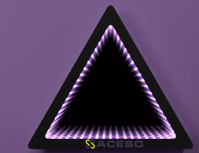 Светозвуковая панель "Бесконечность треугольник"