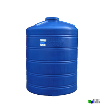 Емкость 2м3 ( 2000 л) синяя вертикальная