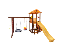 Детский уличный игровой комплекс Perfetto sport Pitigliano 11+ качели Паутина в Воронеже