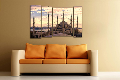 Модульная картина "Голубая мечеть"