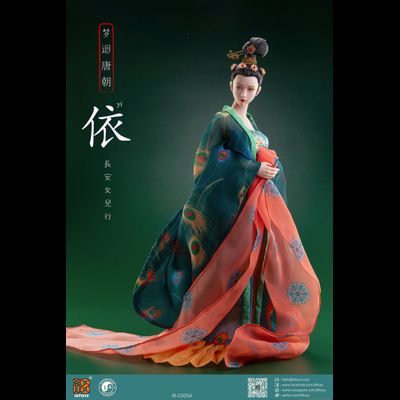 Китайская придворная династии Тан - КОЛЛЕКЦИОННАЯ ФИГУРКА 1/6 Han Chinese Clothing Tang Dynasty Chang On little lady yi (I8-C005A + S24A) - I8Toys