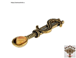Кошельковая ложка загребушка янтарь и доллар (Purse spoon)