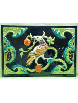 Соловей и праздник урожая (фасадный изразец)