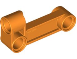 Technic, Pin Connector Perpendicular 2 x 4 Bent, Orange (11455 / 6370447)