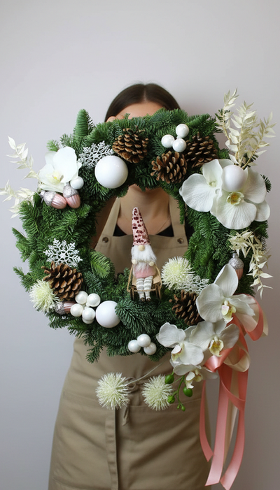 ВЕНОК НОВОГОДНИЙ № 1148