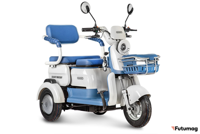 Электротрицикл Rutrike Gelbert Mercury 48V/60V 650Вт синий