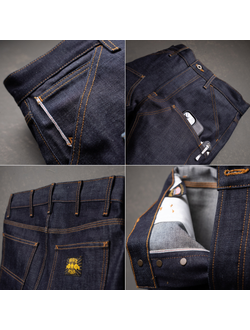 Джинсы =Brave Star= Die Hard Double Knee 14oz Hardline Japan Selvage Denim Jean