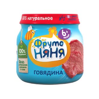 ФРУТОНЯНЯ 80г пюре ГОВЯДИНА