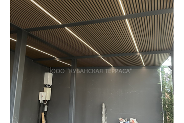 Облицовка потолка ДПК