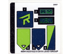 Sticker Sheet for Set 70826 - 48041/6251022, n/a (70826stk01)