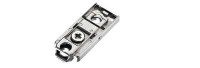 F0 Монтажная планка петли Titus T-type прямая с винтами 6,3х15 мм