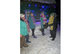 Святочные гадания. с. Сурьянино