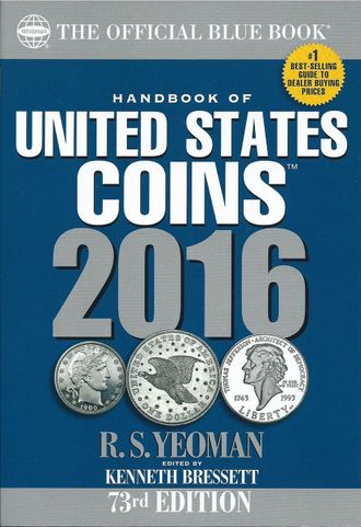 Каталог монет США United States Coins 2016. 73rd Edition