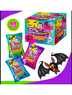 Жевательный мармелад 3в1 «Дракула-жевакула» 7г*48шт*12блоков