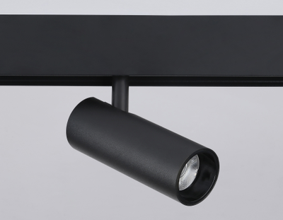 Светильник светодиодный трековый для шинопровода Magnetic GL 3823 BK черный IP20 10W 4200K 48V 24° D47*128