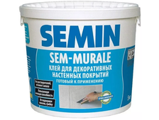 Sem Murale 5кг Клей Semin для всех типов настенных покрытий, текстильных обоев и т.д.