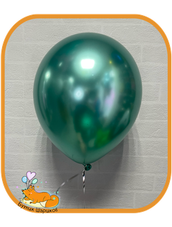 Шарики под потолок хром мятного цвета Тиффани