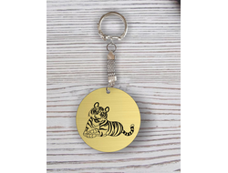 Брелок с гравировкой год Тигра №18
