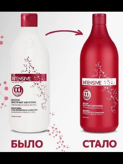 Constant Delight INTENSIVE Экстракт Кератина Маска питание и сила волос, 1000 мл