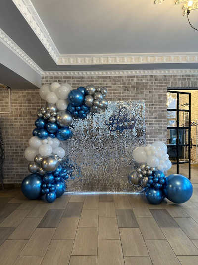 Фотозона новогодняя с пайетками 2на2м