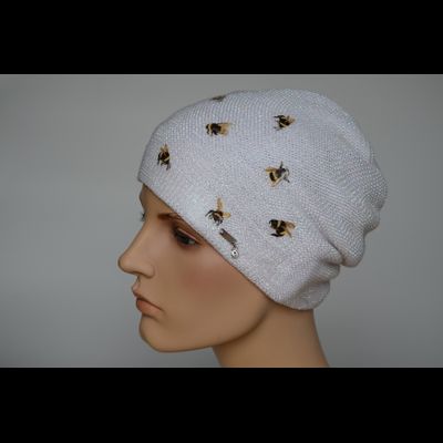Летний берет женский с пчелами Vizio Италия 6332