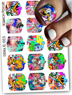 ПЛЕНКИ ДЛЯ НОГТЕЙ 9,5*13,5 СМ XL-053